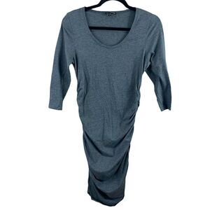 ❤️Express gray bodycon size medium scoop neck